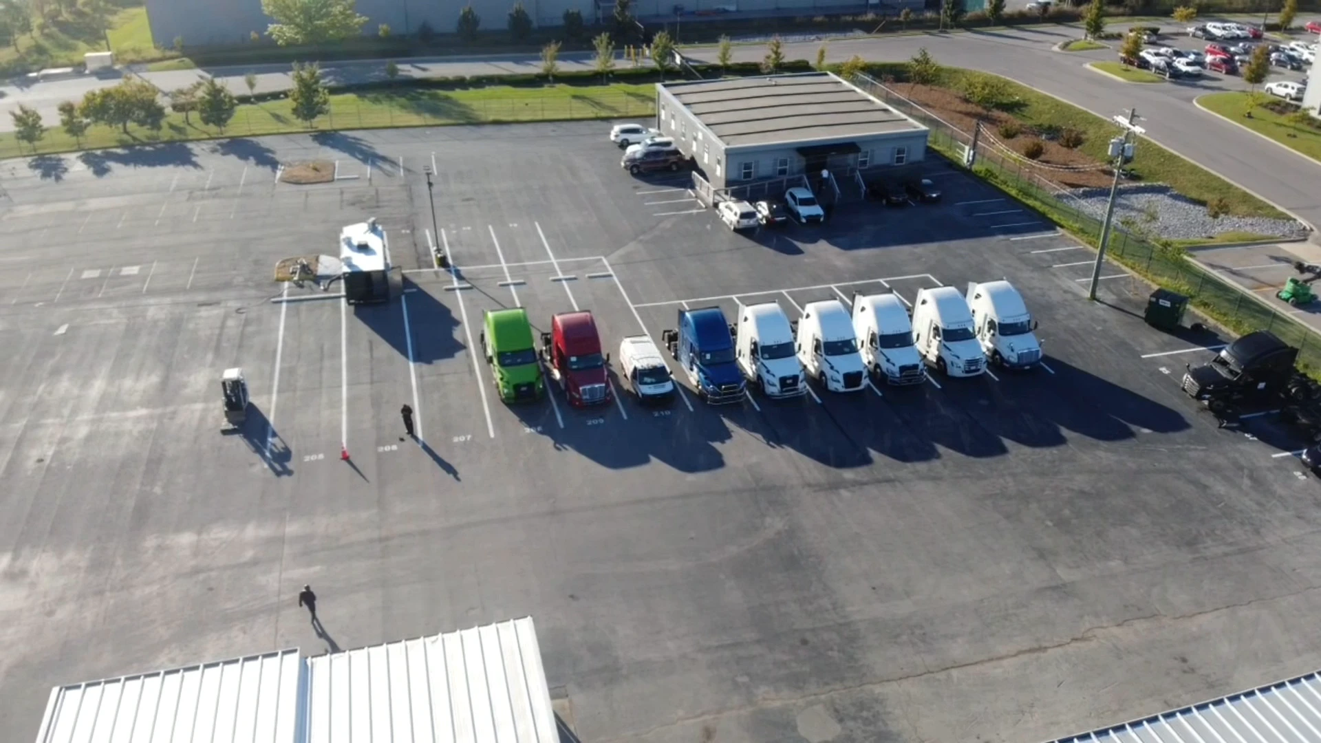 Aerial view of the Trucker Heaven property in Mt. Juliet